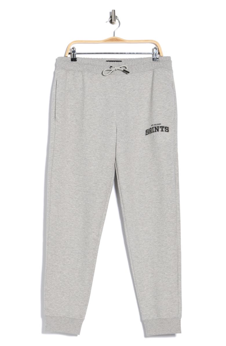 BOSS x NFL New Orleans Saints Sanders Joggers, Main, color, Light/ Pastel Grey
