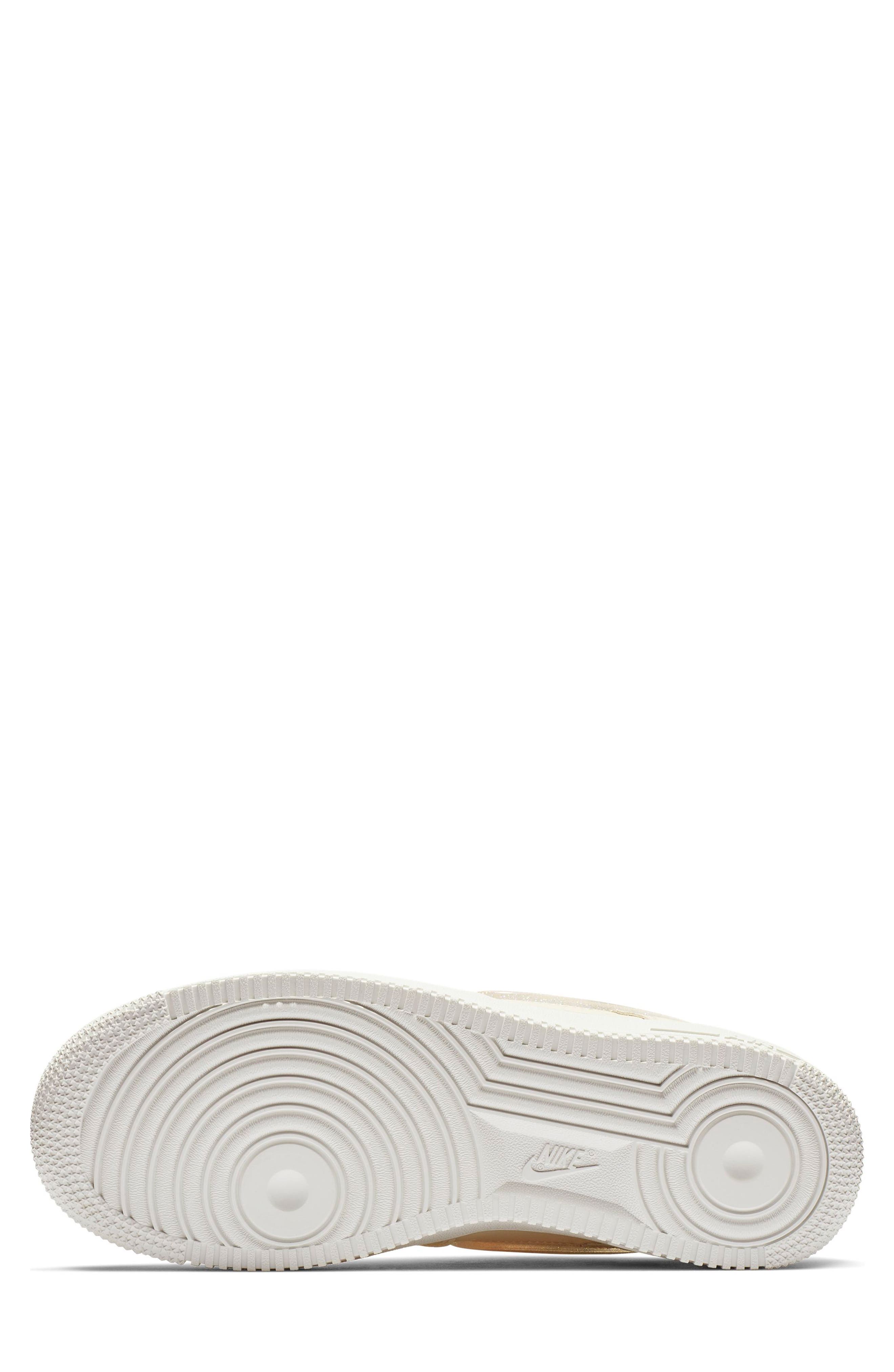 Air Force 1 '07 SE Premium Sneaker, Alternate, color, PALE IVORY/ WHITE/ GUAVA