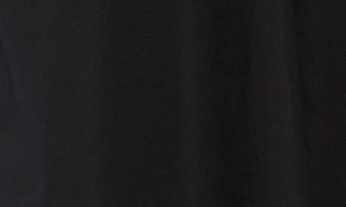 Wayf Long Sleeve Ruched Minidress In Black