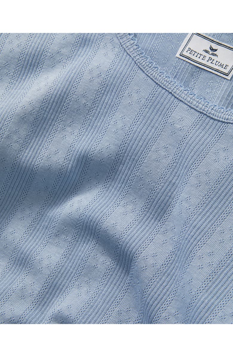 Petite Plume Pima Cotton Pointelle Sleep T-Shirt, Alternate, color, 