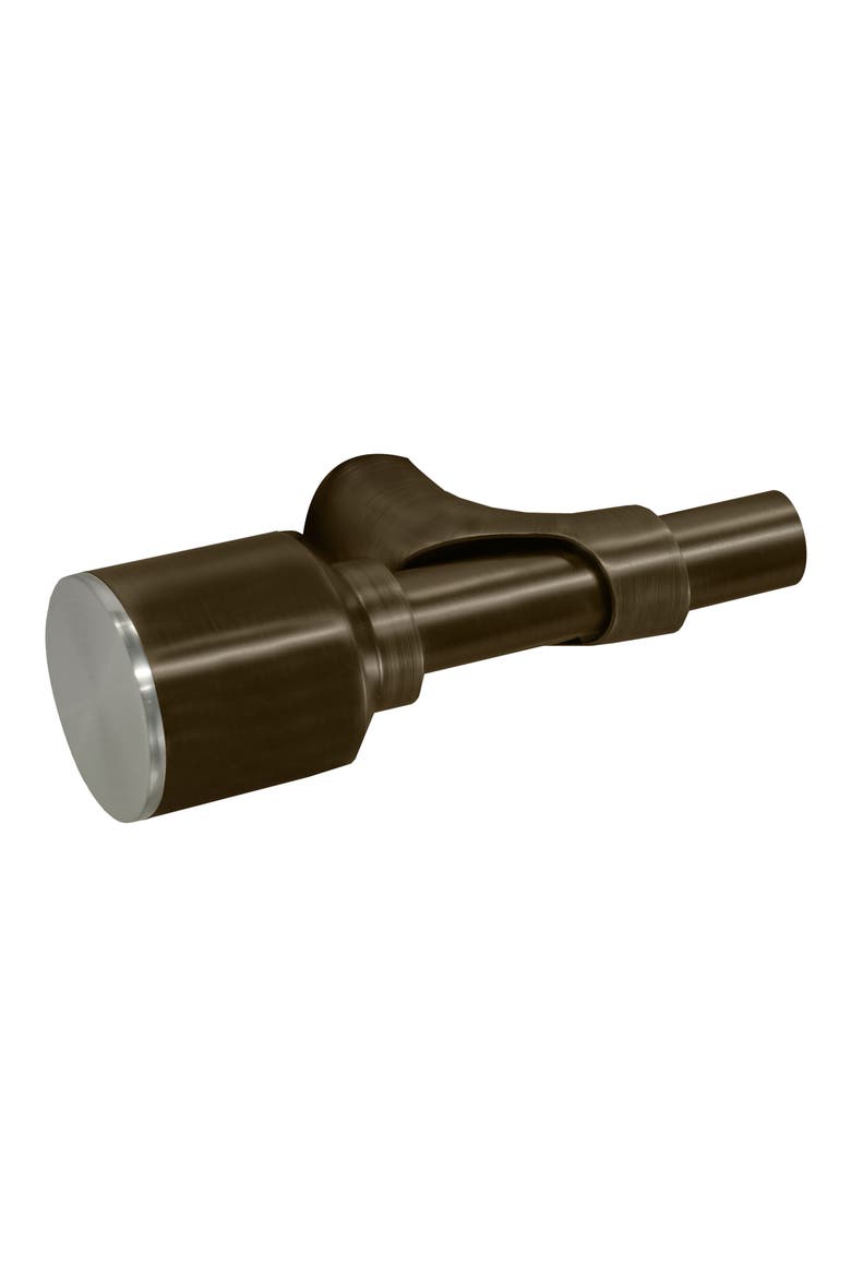 Blackout Curtain Rod Set, Main, color, ESPRESSO