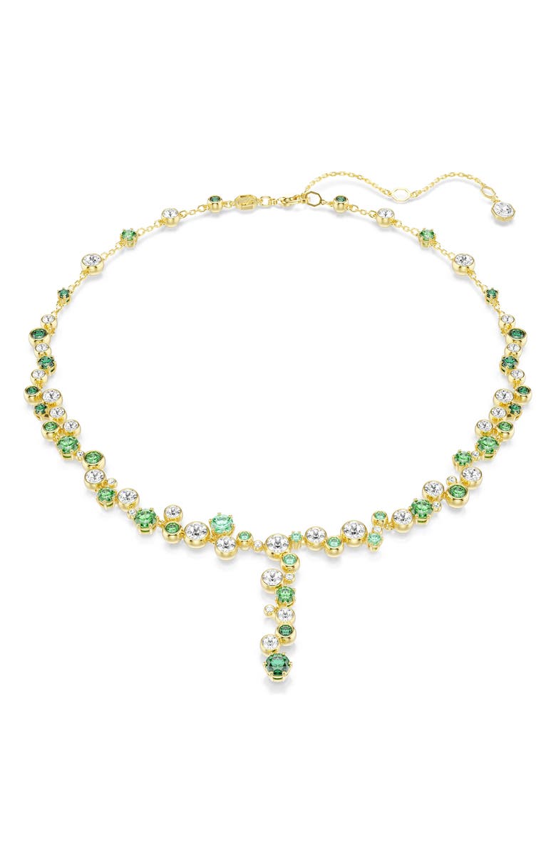 Swarovski Constella Crystal & Zirconia Necklace, Main, color, Gold