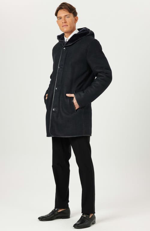 Gorski Select Shearling Lamb Parka In Black