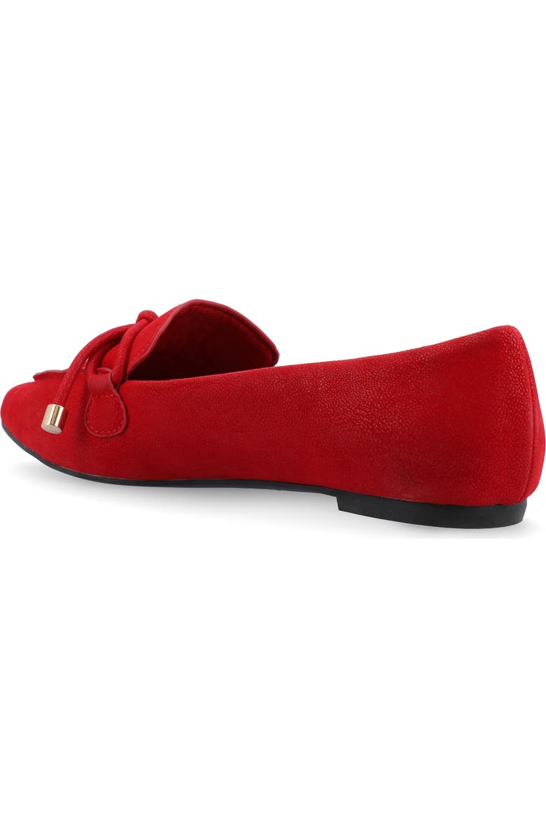 Journee Collection Muriel Flat - Narrow Width, Alternate, color, Red