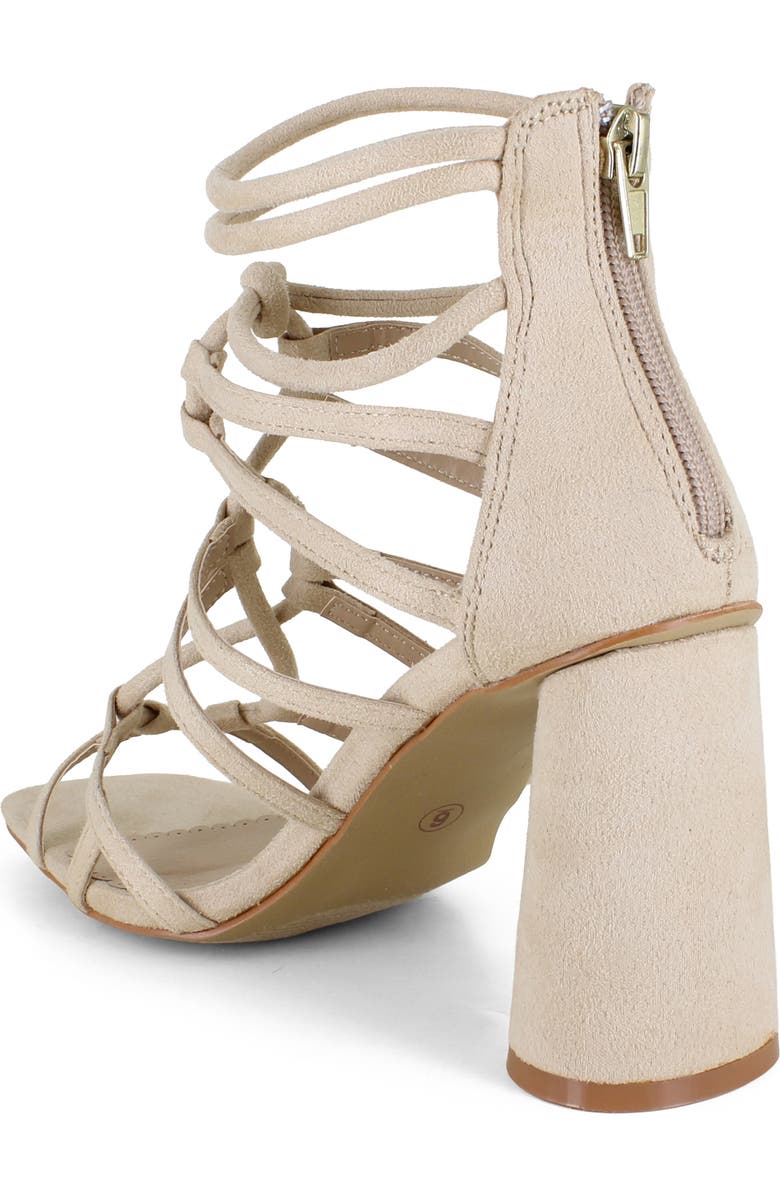 ZIGISOHO Cage Sandal, Alternate, color, Nude Suede