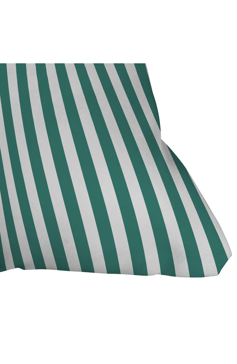 Deny Designs Bouquet Stripe Throw Pillow, Alternate, color, Green