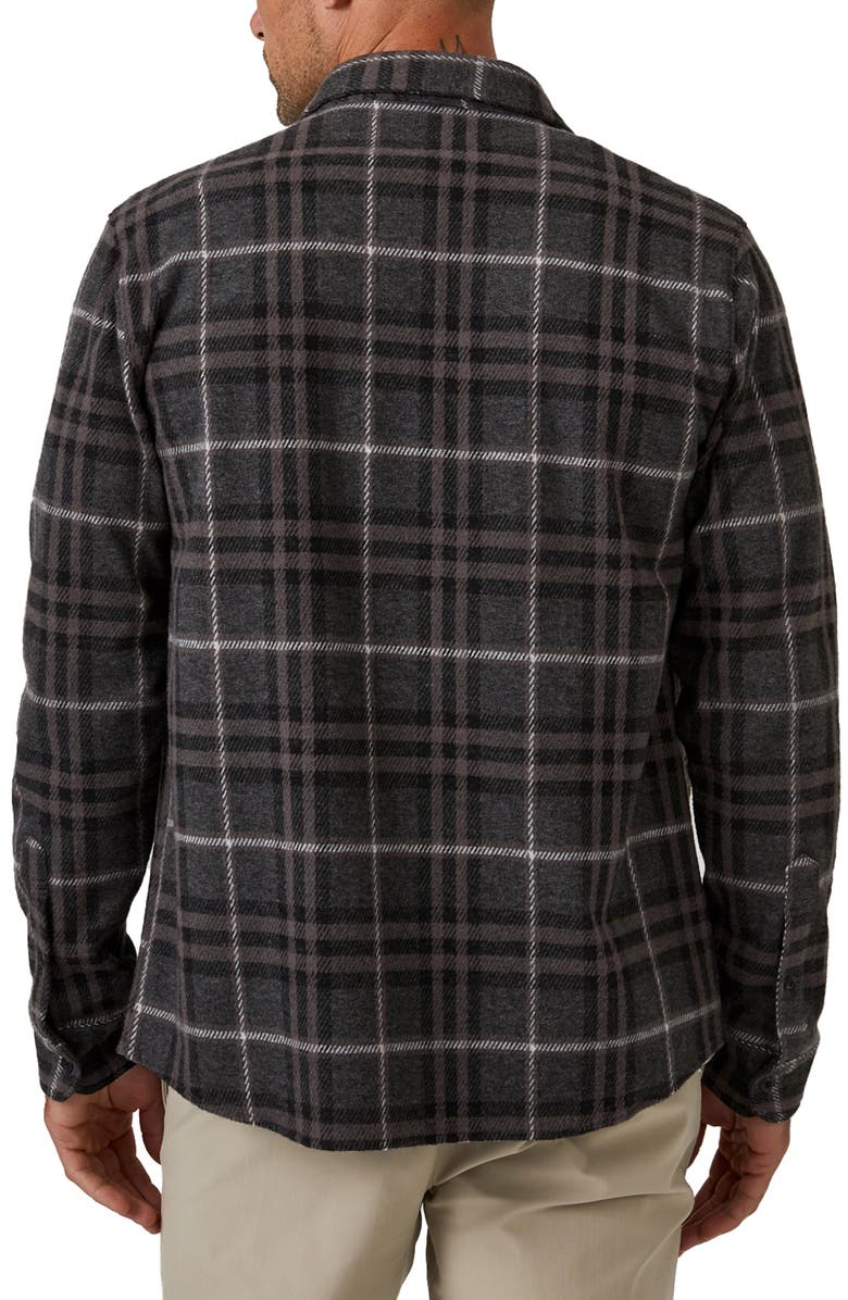 7 Diamonds Generations Plaid Button-Up Shirt, Alternate, color, Charcoal