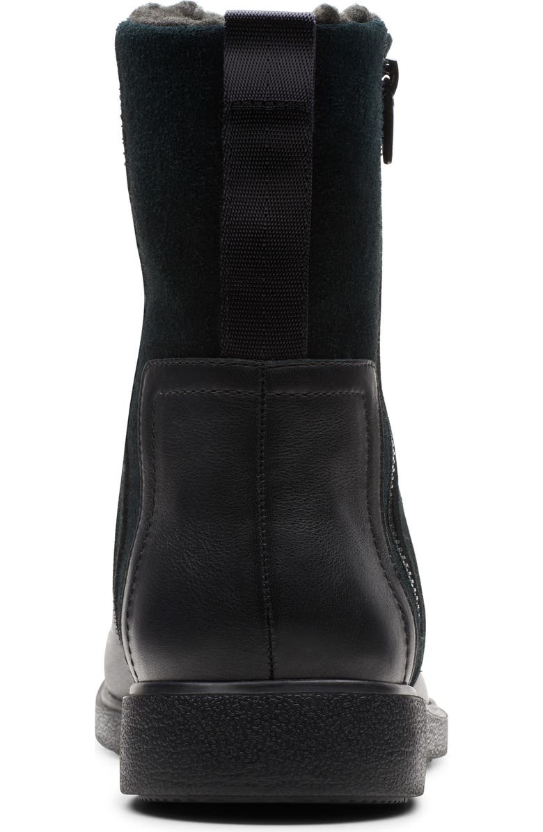 Clarks<sup>®</sup> Unstructured Elda Faux Fur Lined Waterproof Mid Boot, Alternate, color,