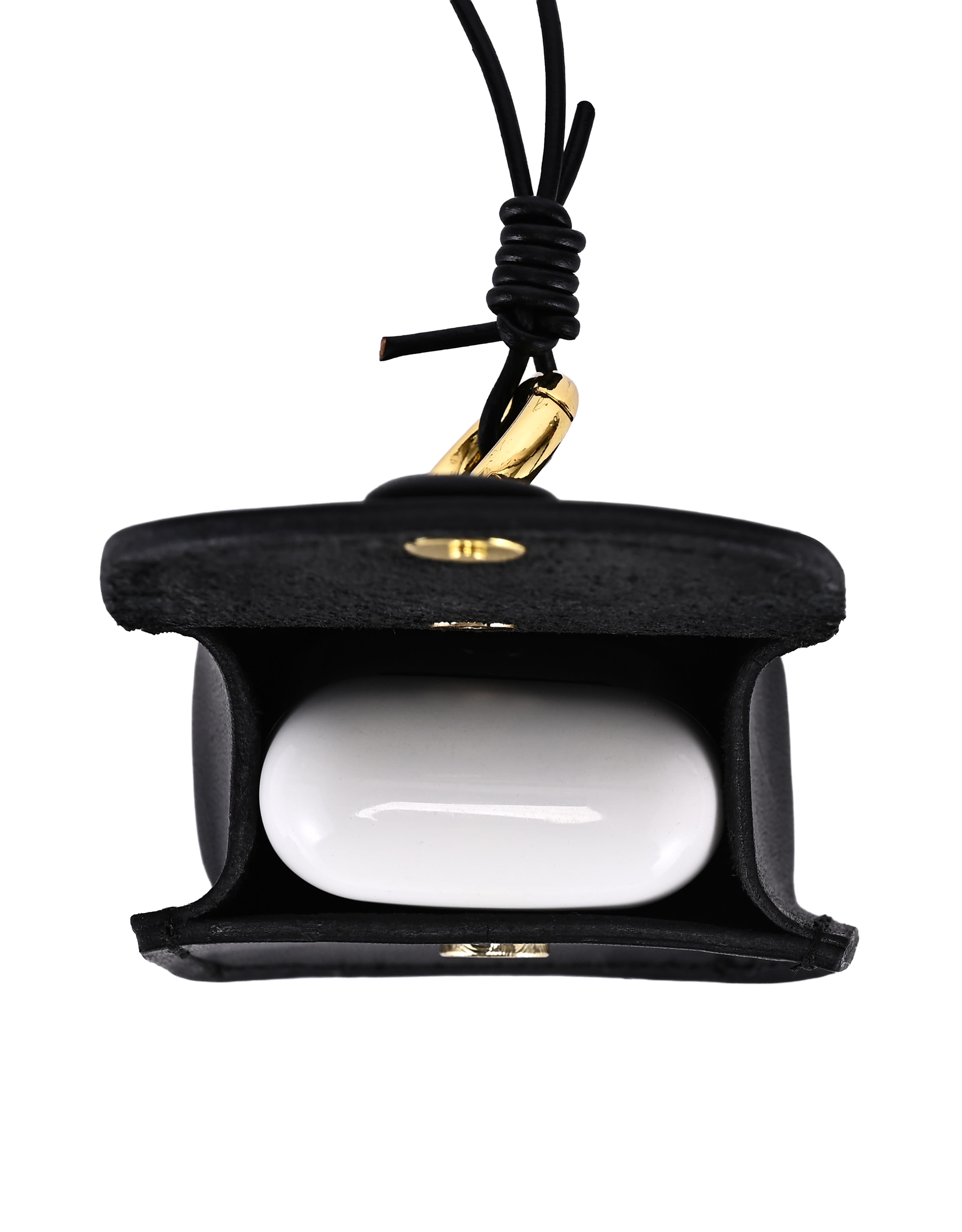 OLD TREND Toti Genuine Leather Mini Structured Charm, Alternate, color, Black