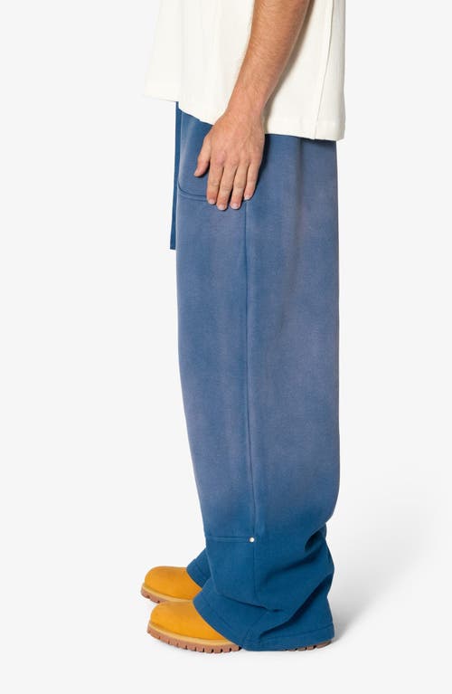 Mnml West Double Knee Sweatpants In Blue