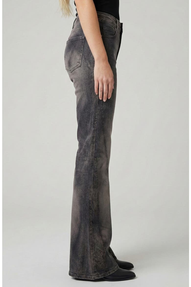 Cheetah Mini Bootcut Jeans, Alternate, color, SMOKY BLACK