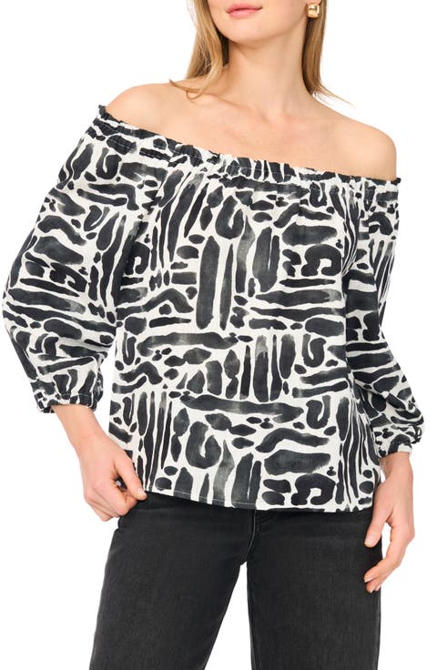 Off the Shoulder Puff Sleeve Top