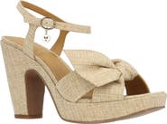 J. Reneé Burkett Ankle Strap Platform Sandal