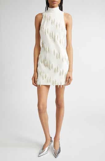 Micky Cascading Beaded Tassel Minidress