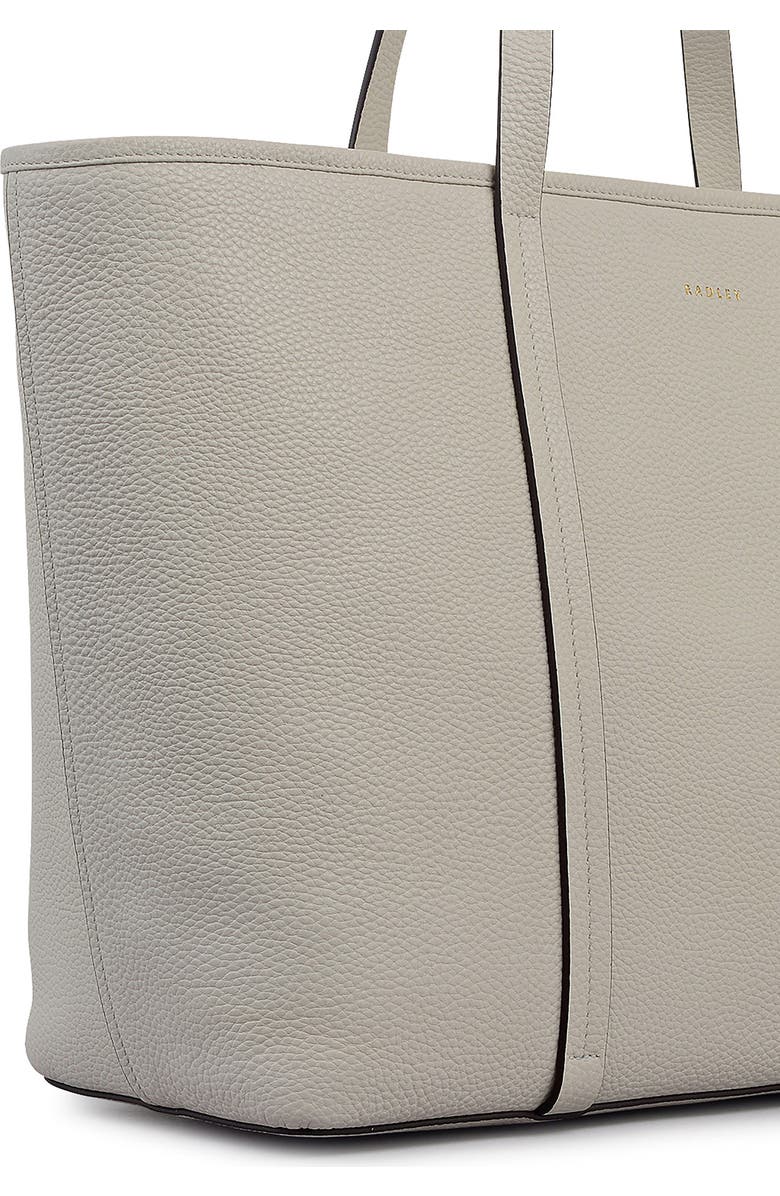 Radley Templeton Place Large Leather Tote Bag, Alternate, color, Snow