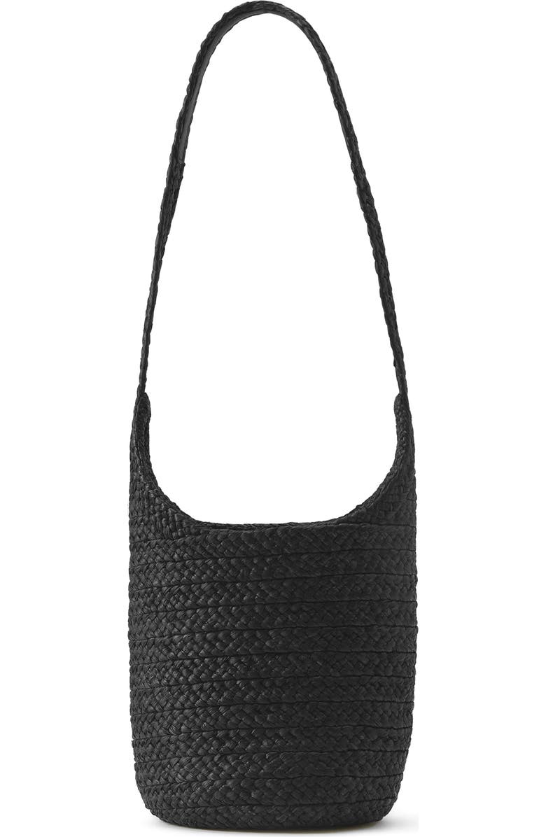 Helen Kaminski Camaril Small Bridle Shoulder Bag, Main, color, Charcoal/ Black