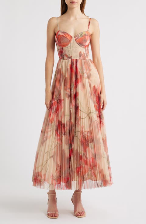 Smocked Tulle Gown (Regular & Plus)