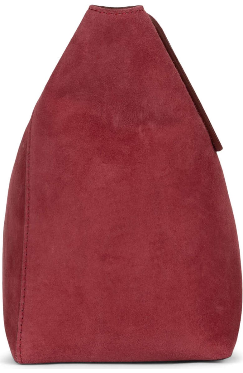 Jeffrey Campbell Toolbox Leather Clutch, Alternate, color, Deep Rose Suede