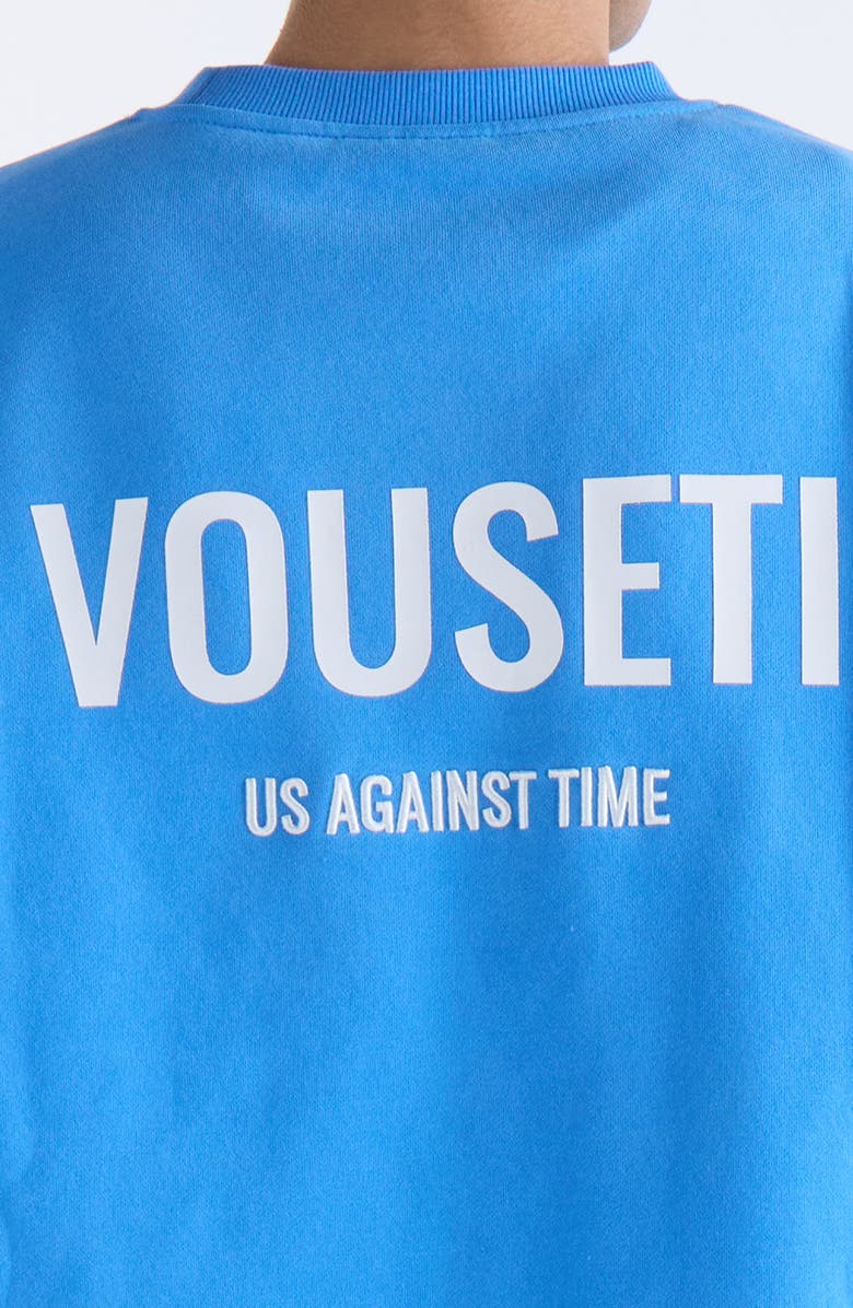 VOUSETI Us Against Time Crewneck Sweatshirt, Alternate, color, 