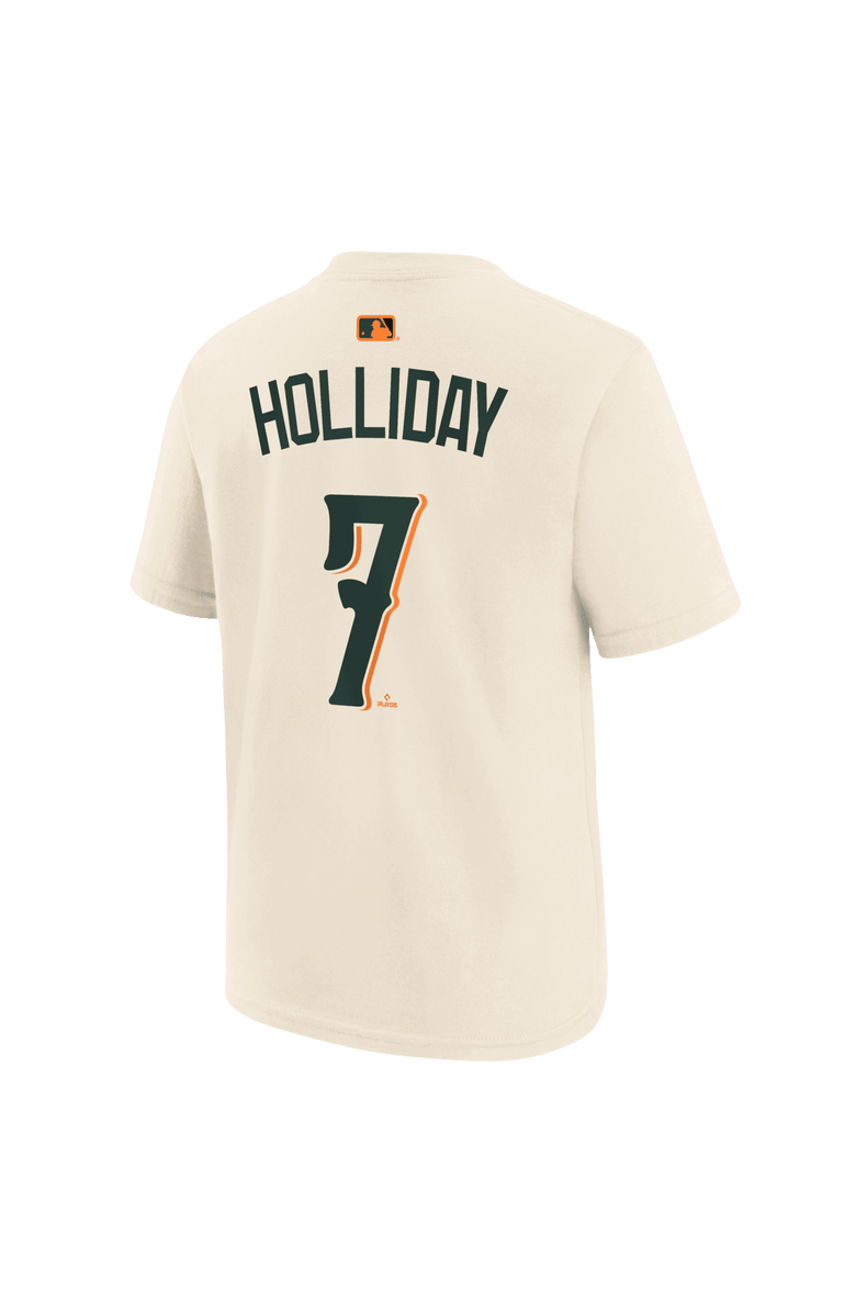 Nike Youth Nike Jackson Holliday Cream Baltimore Orioles 2026 City Connect Name & Number T-Shirt, Alternate, color, Cream