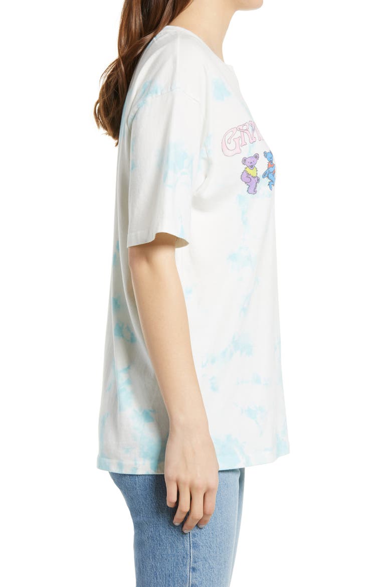 Women's Grateful Dead Dancing Bears Graphic Tee, Alternate, color, CLOUD WASH