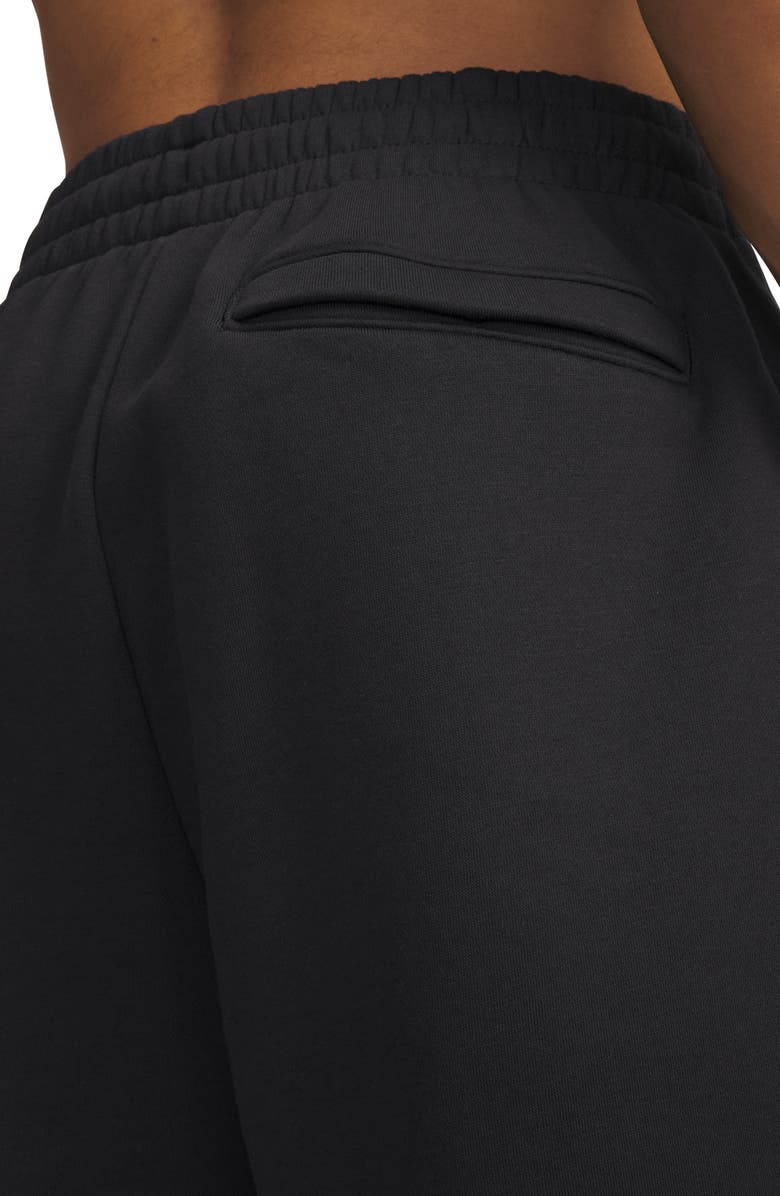 Under Armour Icon Fleece Sweat Shorts, Alternate, color, Black