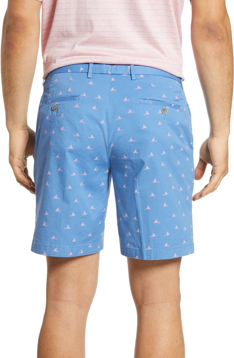 Peter Millar Shark Print Shorts, Alternate, color,