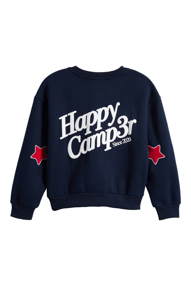 Kids' USA Crewneck Sweatshirt, Alternate, color, NAVY