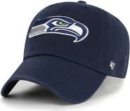 '47 Men's '47 College Navy Seattle Seahawks Clean Up Adjustable Hat
