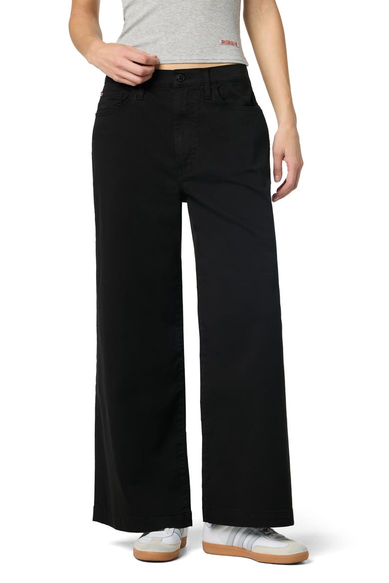 Jolene Wide Leg Jeans, Main, color, BLACK