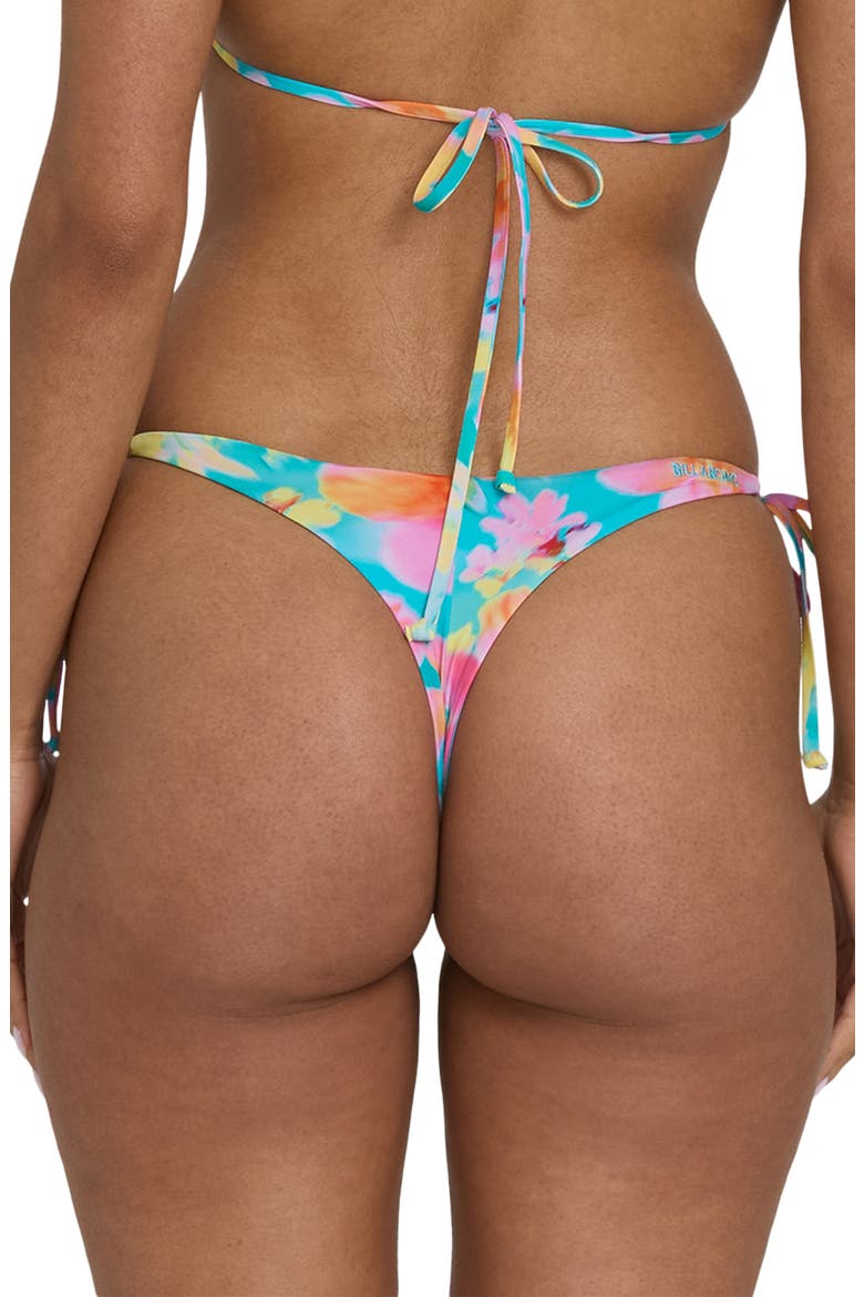 Pipe Dreams Tie Side Maya Bikini Bottoms, Alternate, color, BRIGHT MARINE