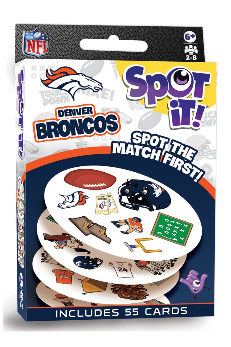 Denver Broncos Spot It! Card Game, Main, color, Multicolor
