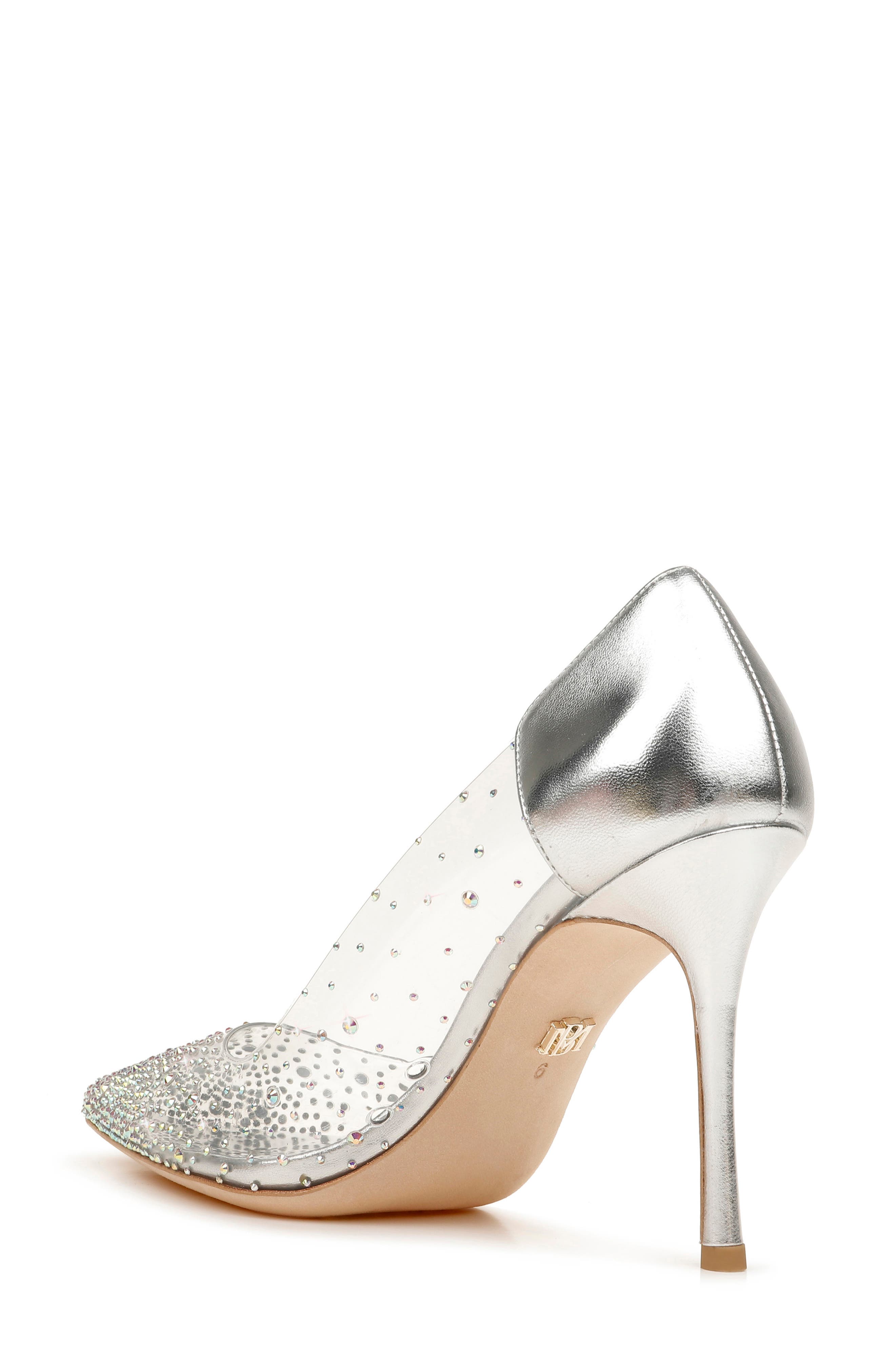Badgley Mischka Collection Gisela Embellished Pointed Toe Pump, Alternate, color, 