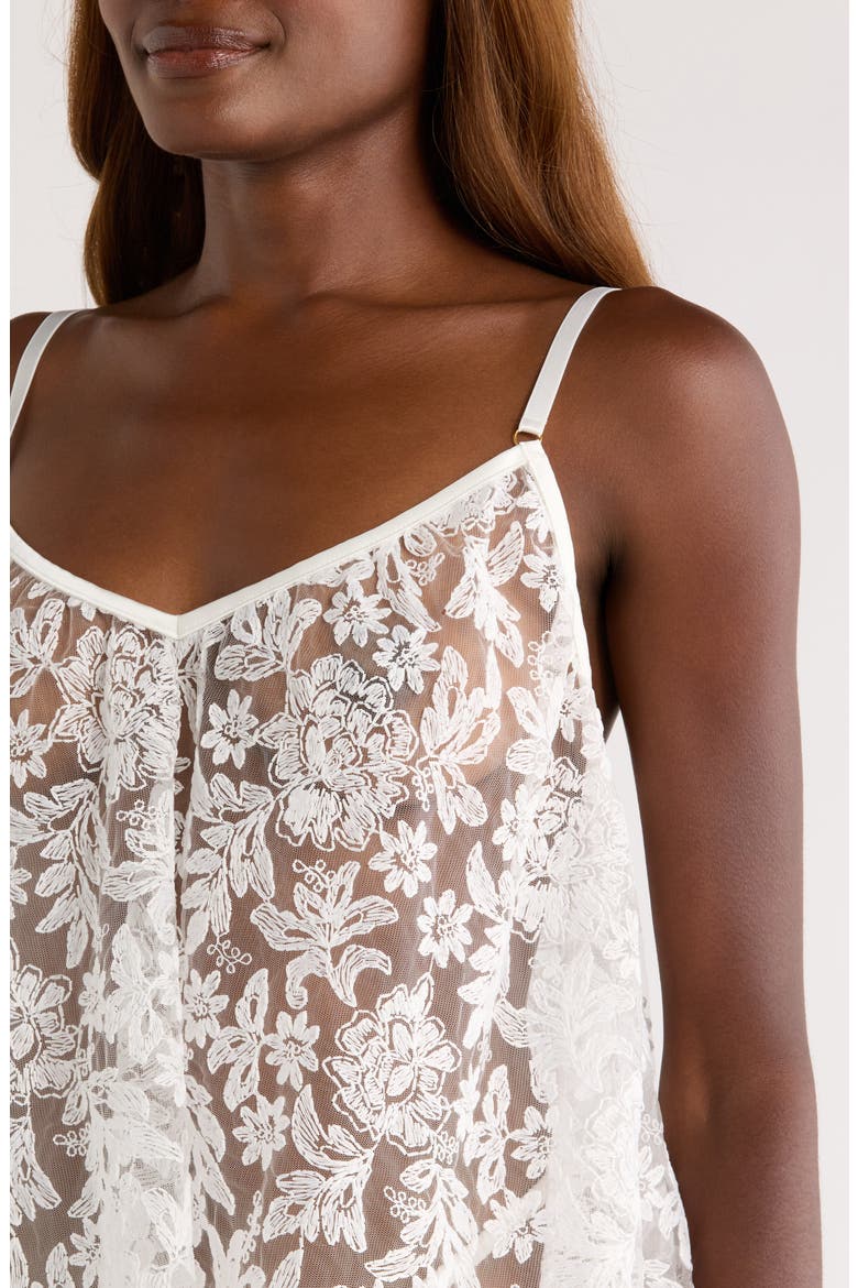 Floral Slip, Alternate, color, WHITE