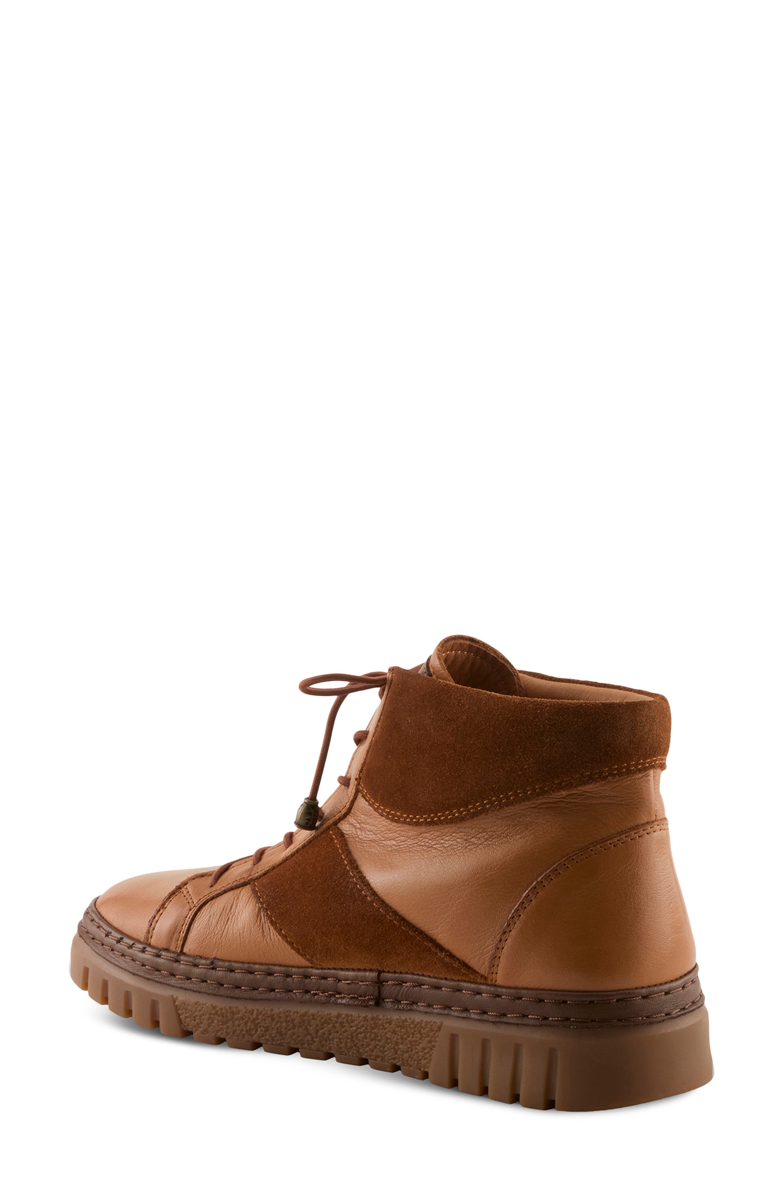 Mixmod High Top Sneaker, Alternate, color, CAMEL MULTI