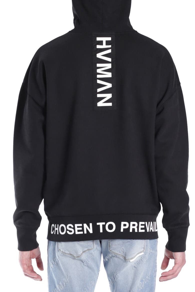 Logo Graphic Hoodie, Alternate, color, BLACK/ BRAIN