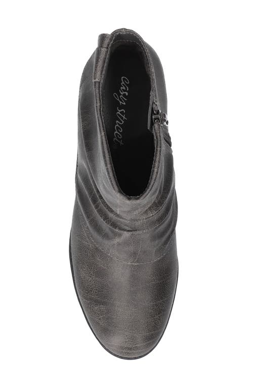 Easy Street Ambrose Bootie In Gray