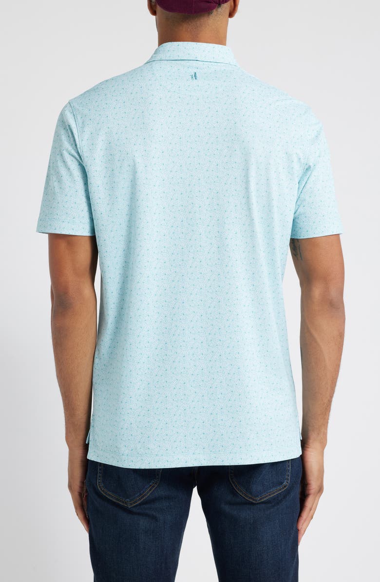 johnnie-O Junes Floral PREP-FORMANCE Golf Polo, Alternate, color, Green Grass