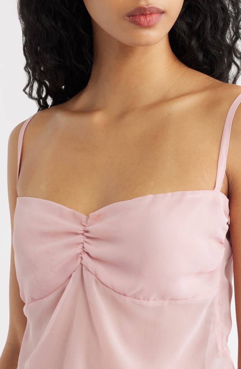 Bella Venice Claire Chiffon Camisole, Alternate, color, Baby Pink