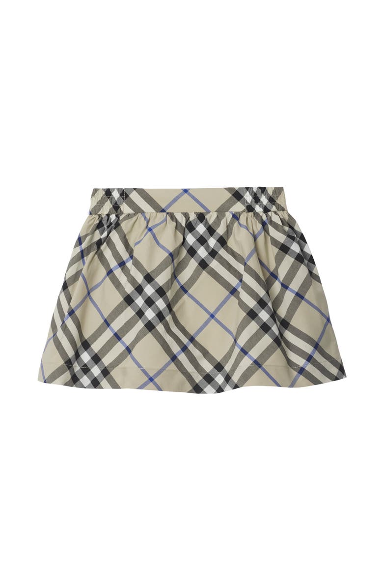 Burberry Check Cotton Skirt, Main, color, 