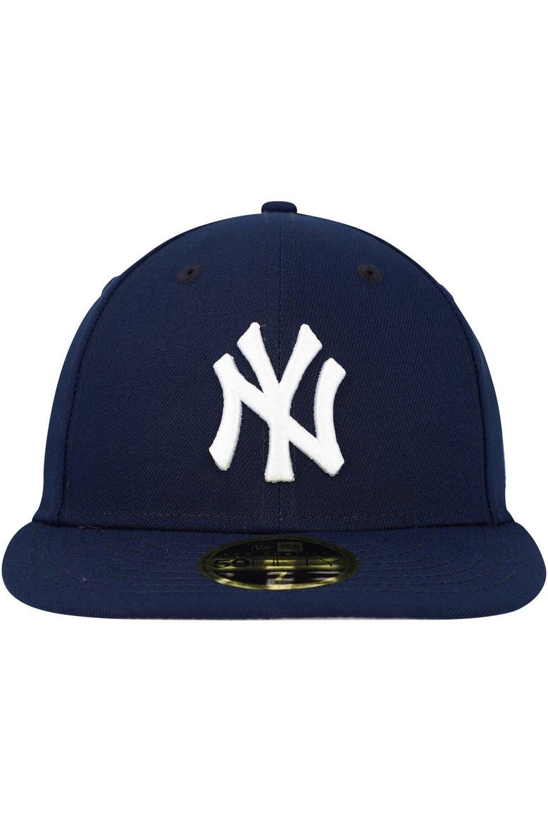Men's New Era Navy New York Yankees Oceanside Low Profile 59FIFTY Fitted Hat, Alternate, color, Navy