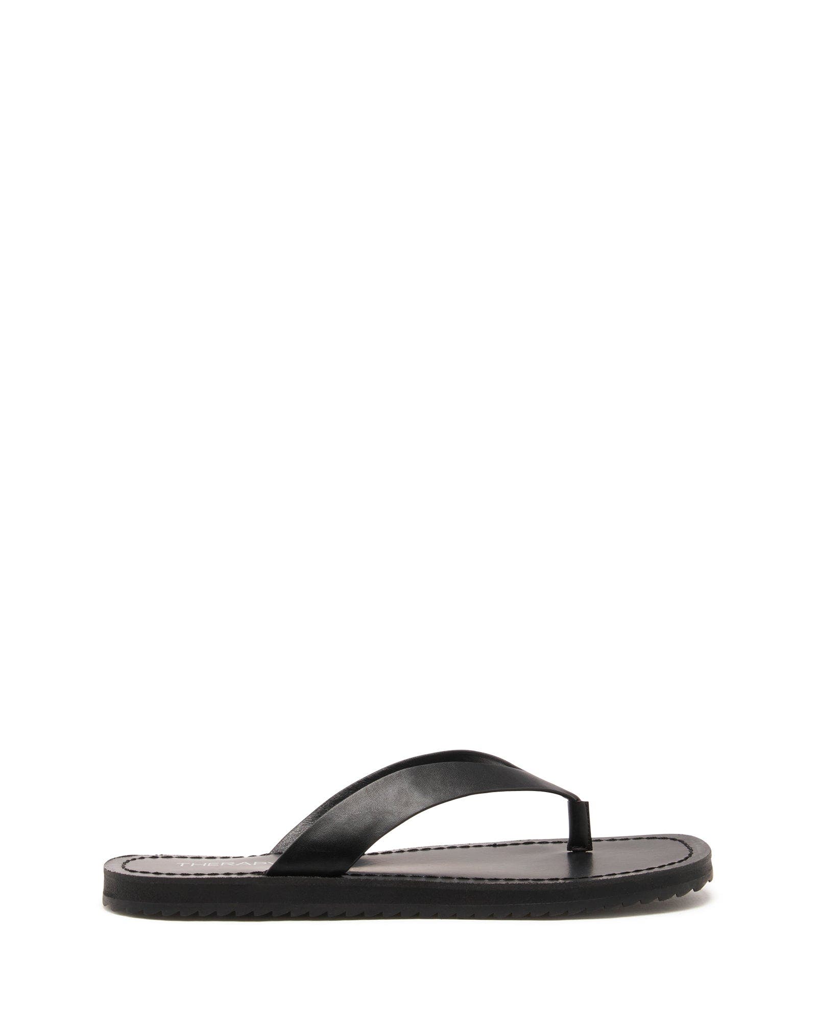 Undone Open Round Toe Sandal, Alternate, color, Black Textured Pu