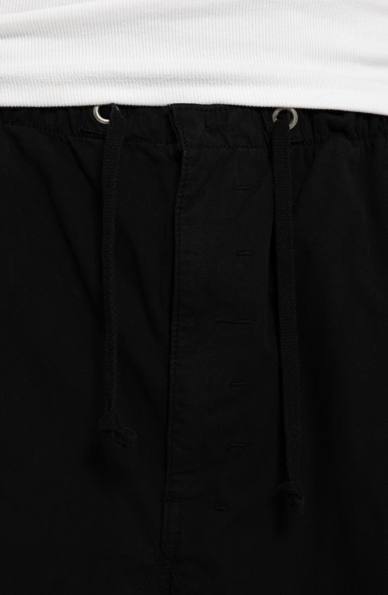 JADED LONDON Cargo Parachute Shorts, Alternate, color, Black