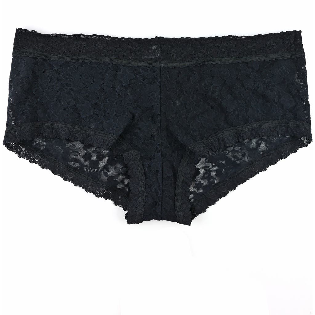 Hanky Panky Daily Lace Boyshorts In Black