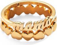 Alex and Ani Mama Ring Set of 2