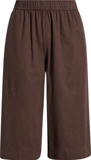Open Edit Linen Blend Culottes