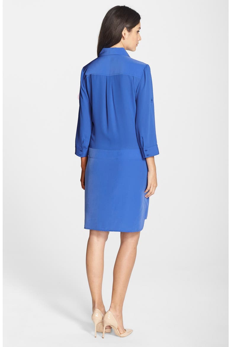 Georgette Shirtdress, Alternate, color, DAZZLING