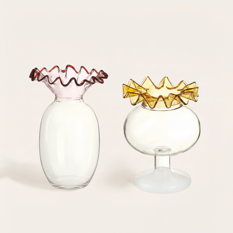 Nanjing  Borosilicate Glass Vase 2 Pcs Set