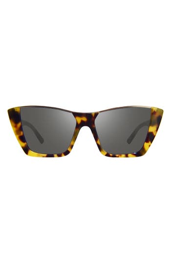 Revo Chelsea 56mm Polarized Cat Eye Sunglasses In Black