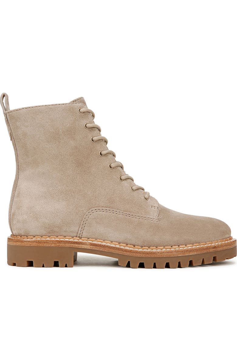 Vince Cabria Lug Water Resistant Lace-Up Boot, Alternate, color, Dark Clay